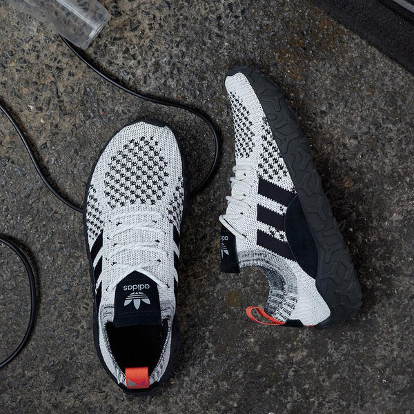 adidas Originals F-22 PK Primeknit Atric (hellgrau - schwarz - orange) (EU 46 - US 11.5)