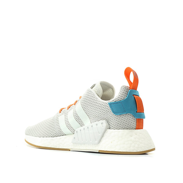 adidas Originals NMD R2 Summer Atric (hellgrau - weiss - orange) (EU 40 - US 7)