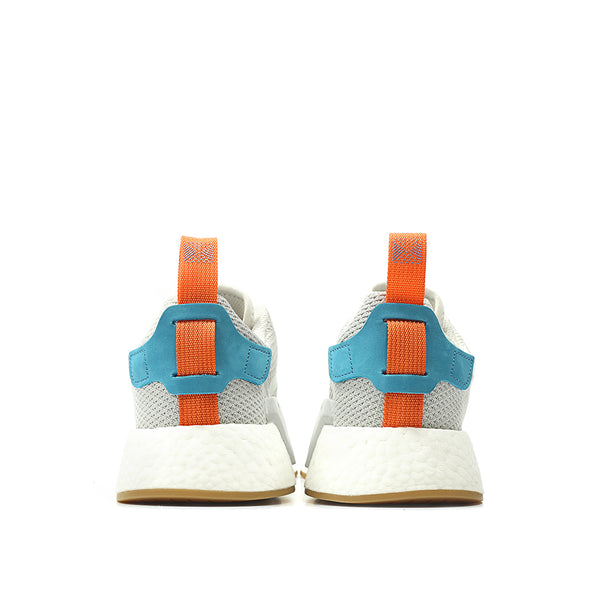 adidas Originals NMD R2 Summer Atric (hellgrau - weiss - orange) (EU 40 - US 7)