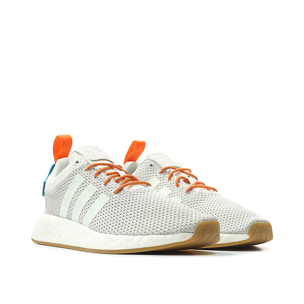 adidas Originals NMD R2 Summer Atric (hellgrau - weiss - orange) (EU 40 - US 7)