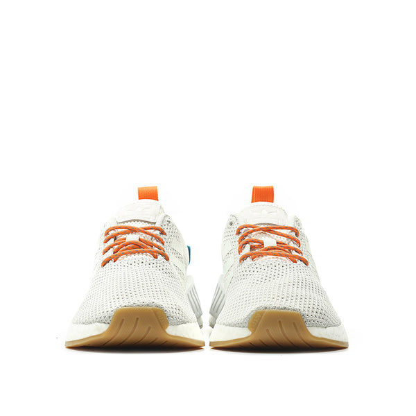 adidas Originals NMD R2 Summer Atric (hellgrau - weiss - orange) (EU 40 - US 7)