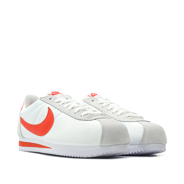 Nike Classic Cortez Nylon (weiss - altweiss - rot) (EU 44 - US 10)