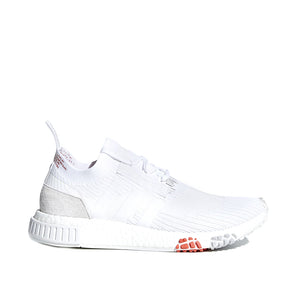 adidas Originals NMD Racer PK Primeknit Boost W (weiss - hellgrau - rot) (EU 40 - US 8)
