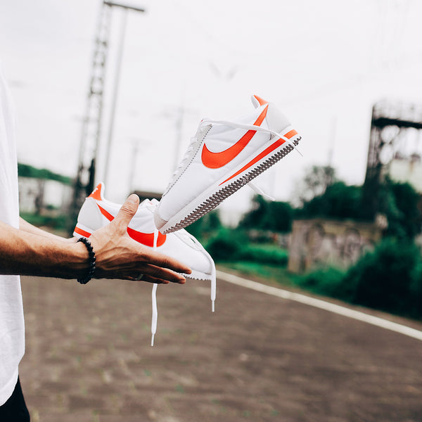 Nike Classic Cortez Nylon (weiss - altweiss - rot) (EU 44 - US 10)